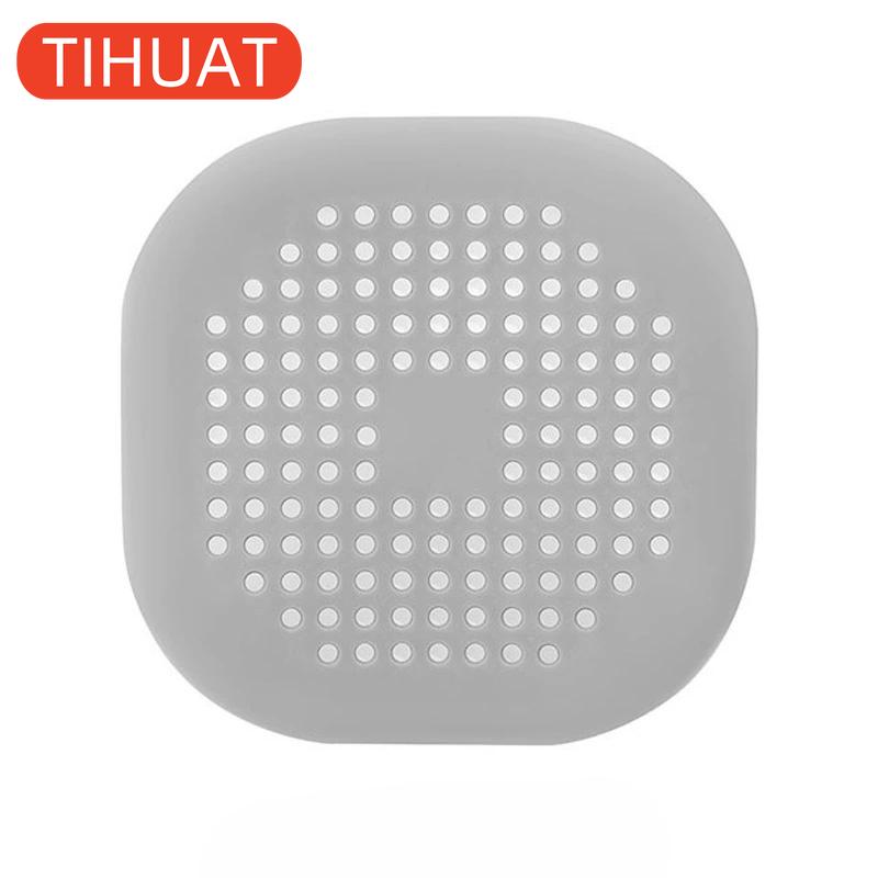 

Сетка для волос, фильтр для раковины против засоров, пробка для слива пола в ванной, душевой кабине, силиконовая пробка, кухонный дезодоратор, аксессуары для ванной комнаты серый