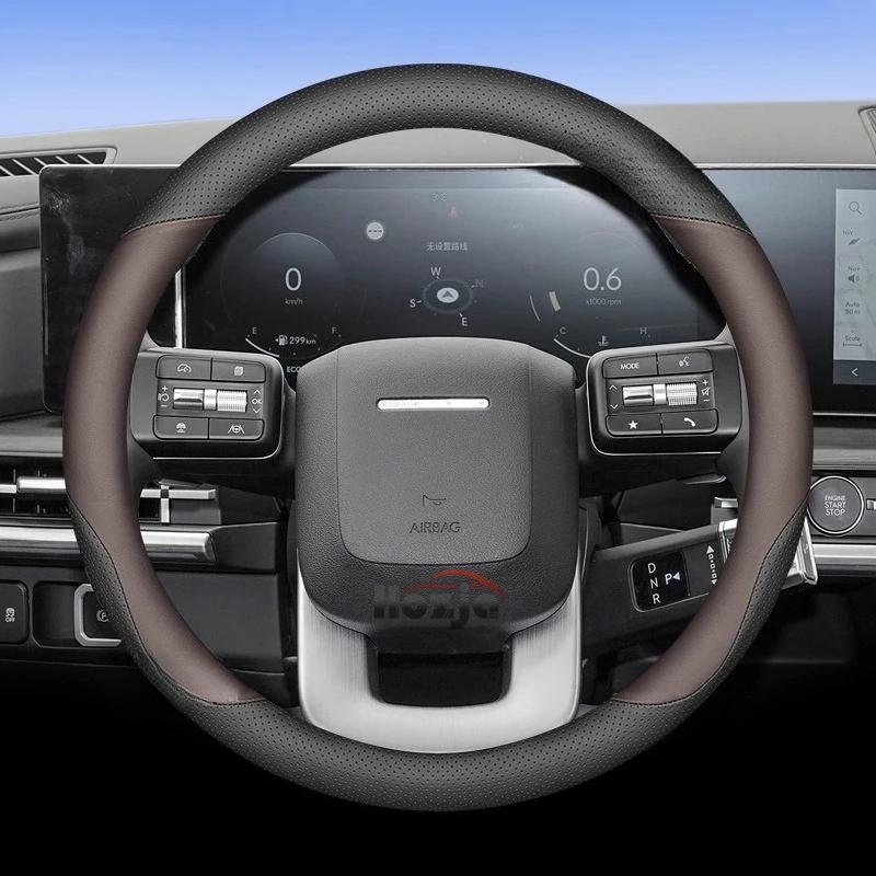 Leder Auto Lenkradbezug für Hyundai I30 Tucson Ioniq N Grand I10 Elantra I30n I20 Ix35 Palisade Ix20 Kona Santa fe