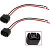 5202 PS24W H16 Female Wire Pigtail Two Harness Fog Light Bulb Connector Plug (PS24W 5202 H16)