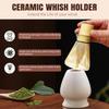 6PCS Japanese Matcha Set with Ceramic Bowl Bamboo Matcha Whisk Teaspoon Tea Sets with Strainer Tea Making Tools Accessories