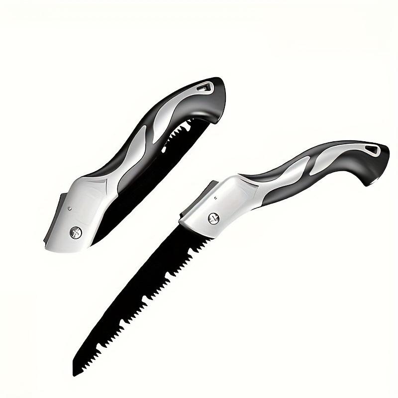 Industrial Grade Manual Folding Saw - for Wood, Metal & More - Heavy-Duty Cutting Tool for DIY, Woodworking, Camping, Hiking, Saw for Cutting Wood