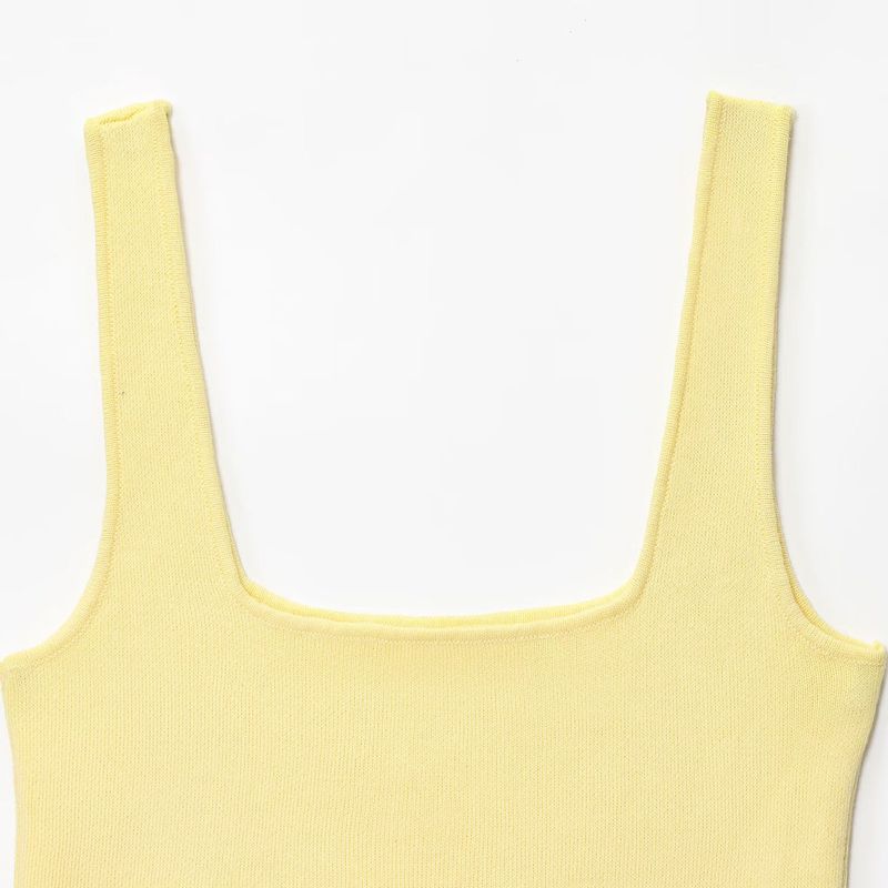 Kaslead New Women clothes Western Style Fashion Square Collar Wide Shoulder Strap Top Skirt 3884009