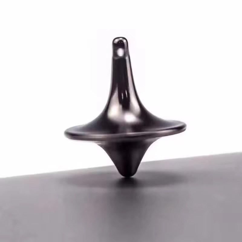 Spinning Top Toys Metal Antistress Gyro Pendant Great Accurate Silver Kirsite Movie Totem Print Small Cyclone Gyroscope