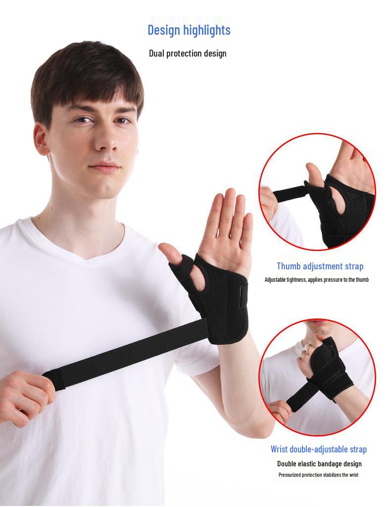 Breathable Compression Wrist & Thumb Support for Sports