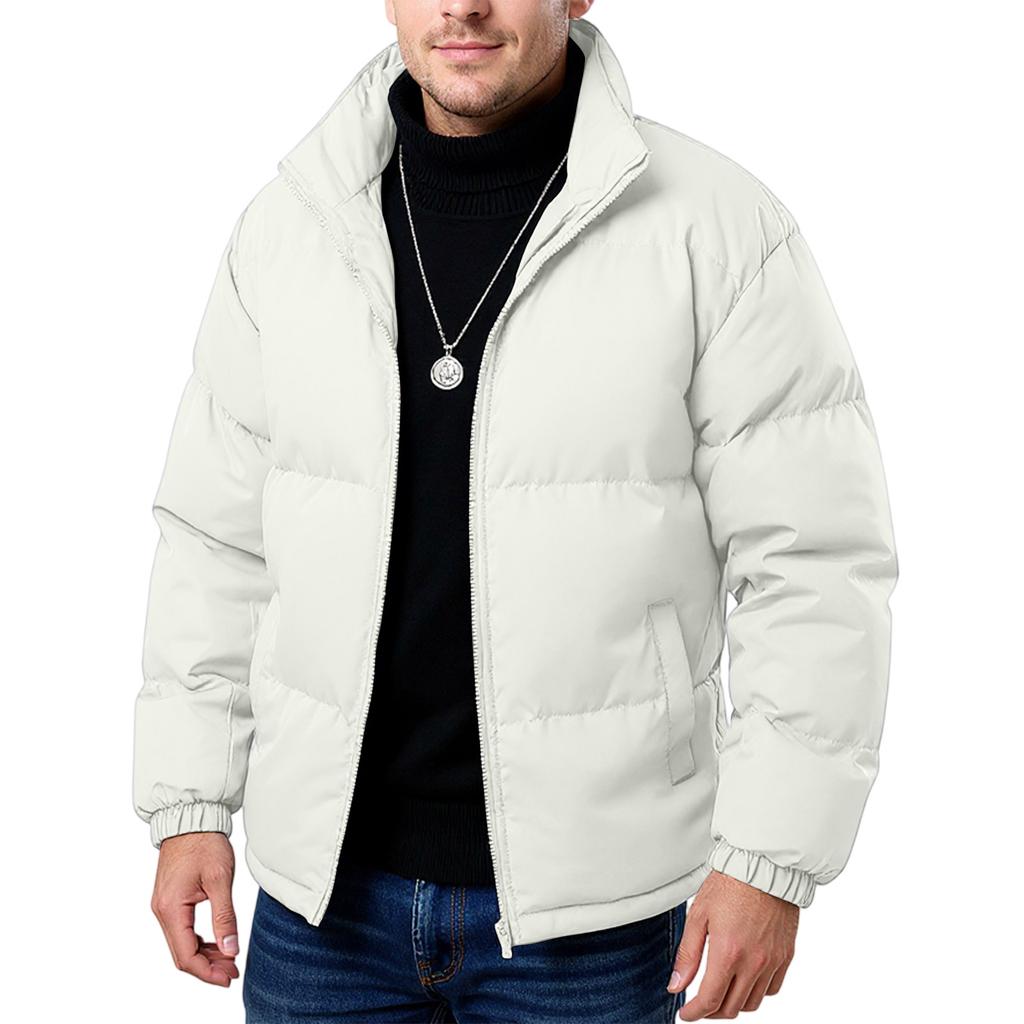 Zimní kabát Teplý Slim Fit Silný kabát Ležérní Bunda Svrchní oblečení Top Halenka