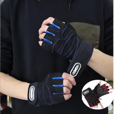Hantelhandschuhe für Männer und Frauen, Gewichtheben, Crossfit, Bodybuilding, Workout, Sport, Fitnessstudio, Trainingshandschuhe, rutschfester Handgelenkschutz