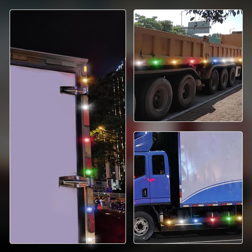 Ygmylandbb LED Truck Side Marker Lamp Shoulder Light Car Width Light 24V 9