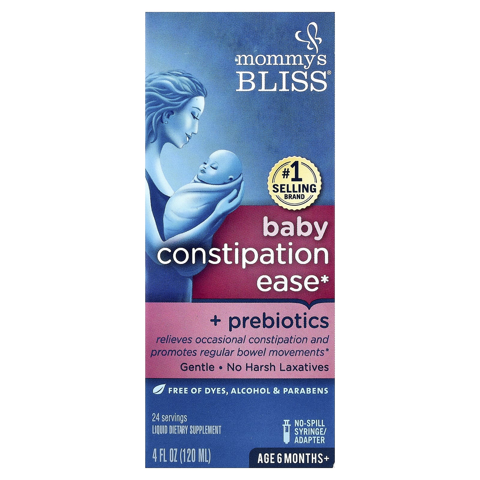 

Mommy S Bliss, Baby, Constipation Relief, 6+ Months, 120Ml (4Fl Oz)