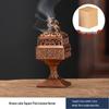 Auspicious Clouds Sandalwood & Agarwood Coil Incense for Indoor Aromatherapy - Long-lasting Deodorizing Incense Burner Censer
