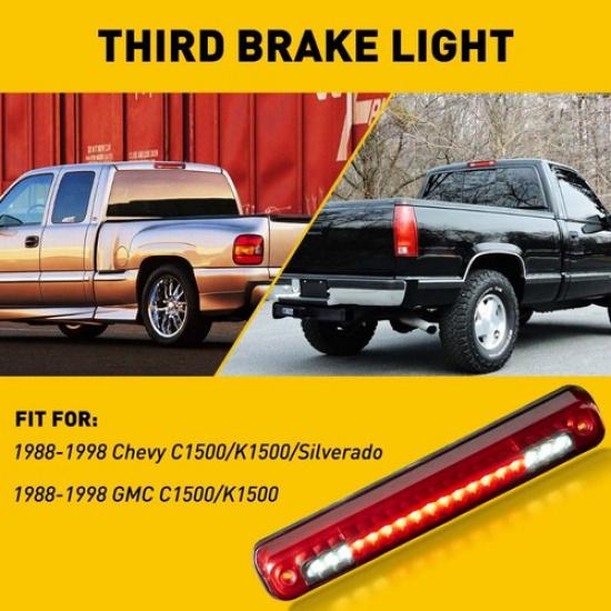 For 88-99 Suburban C/K1500/2500/Silverado Chevy LED Brake 3Rd Cargo Light Lamp