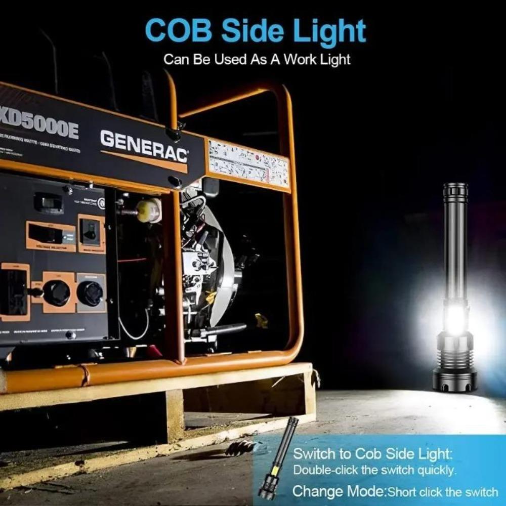 LED XHP160 Most Powerful Flashlight 8-core USB Rechargeable Torch Zoomable 26650 Battery Defensive Hand Lamp for Camping Hunting