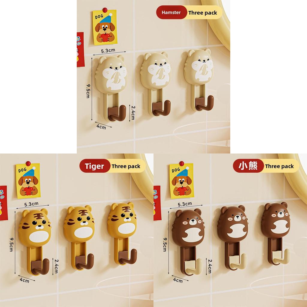 No Trace Invisible Adhesive Hook With Strong Sticky Tape For Kitchen Bathroom Home Organization