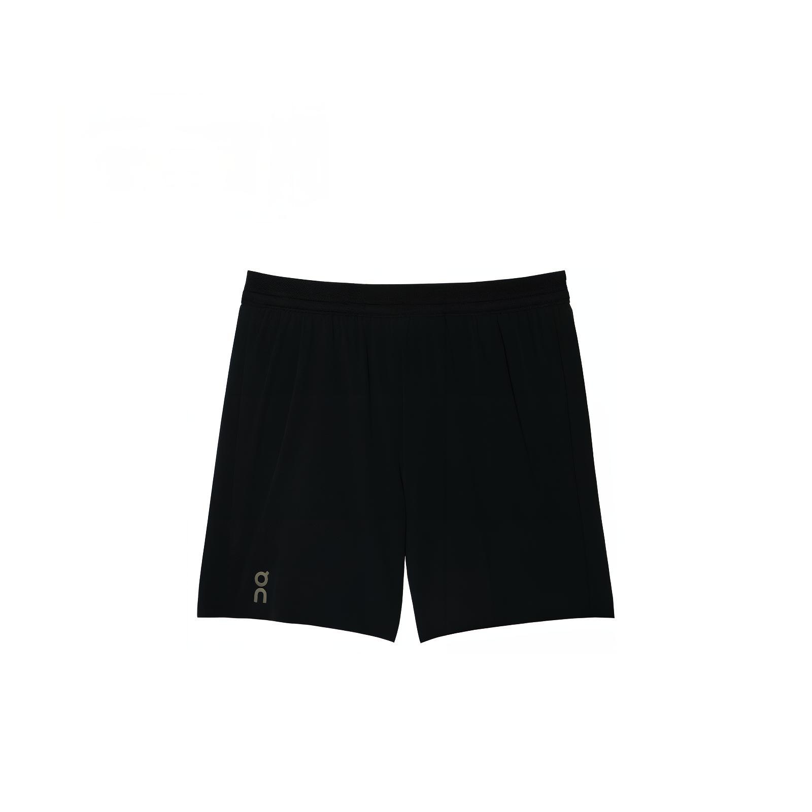 ON Running On Performance Logo Fashi Ademend Vochtafvoerend Driekwart Casual Shorts Heren shorts Zwart 1MF10100553 L
