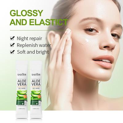 10 PCS  Aloe Vera Good Night Gel Mask Moisturizing Sleeping Facial Mask