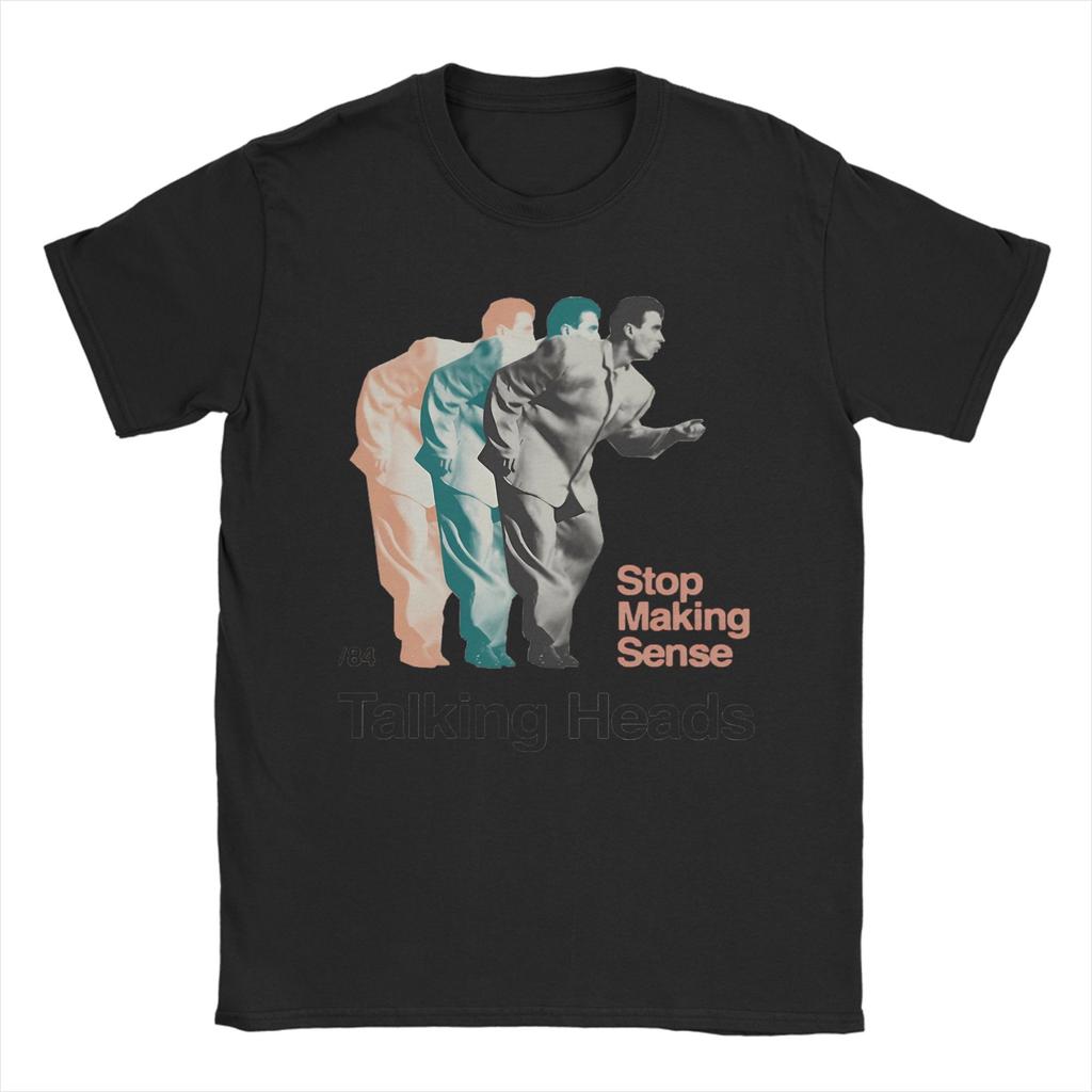 Unisexs TShirts Talking Heads Stop Making Senses Funny Cotton Tee Shirt Short Sleeve T Shirts O Neck Clothing New Arrival