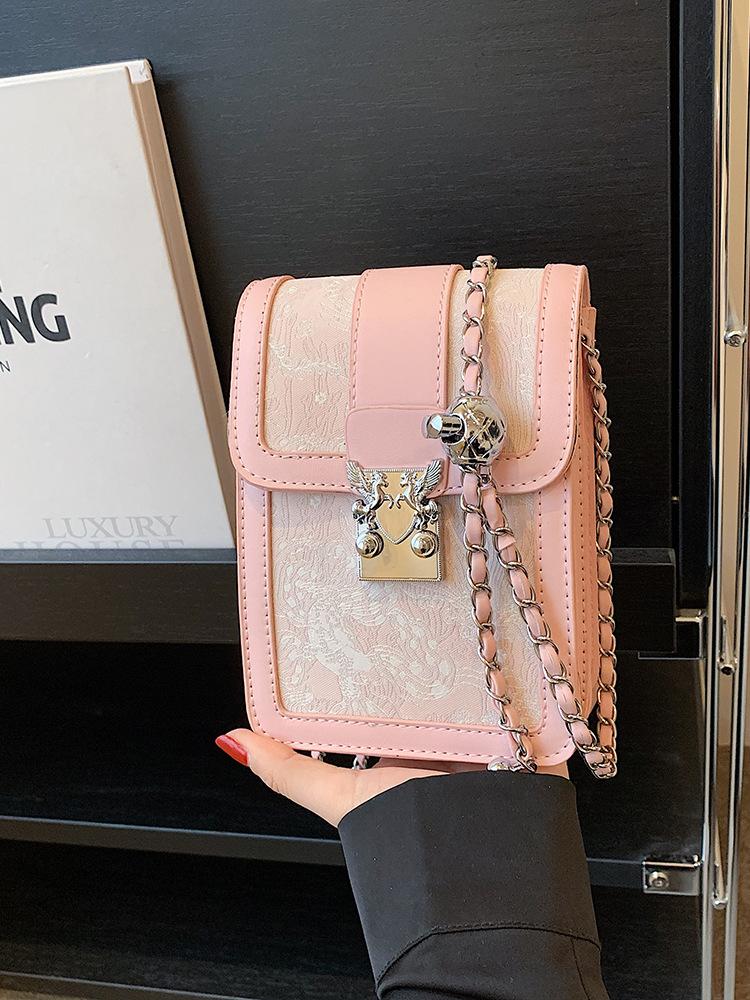 Premium Texture Small Bag Women's New Summer Versatile Messenger Bag Chain Shoulder Mobile Phone Bag