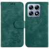 For Xiaomi 14T Pro Wallet Case Tiger Imprint Leather Shockproof Phone Cover