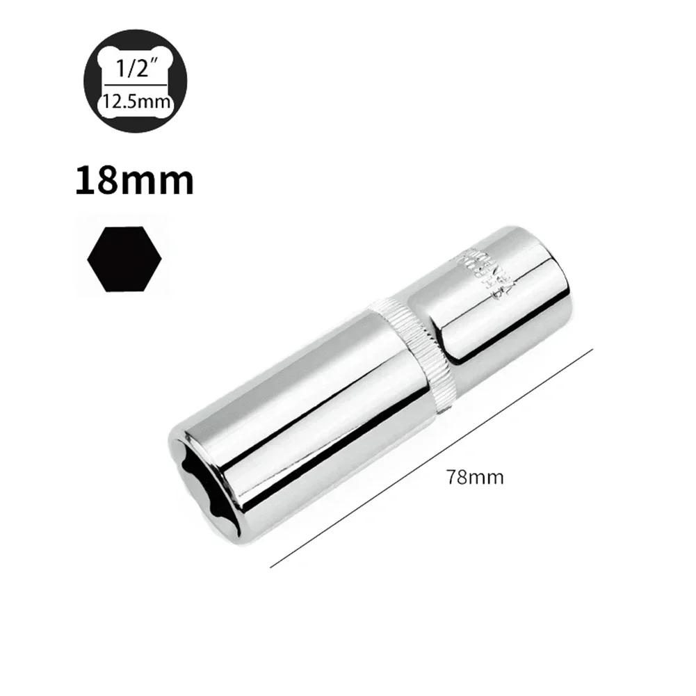 Home Improvement Hex Socket Wrench Socket Drive Heads Deep Sockets 8mm,10mm,12mm,13mm,14mm,16mm,18mm,20mm,22mm,24mm,27mm