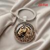 Alloy Horse Head Keychain Featuring Elegant Detailing Ideal for Equestrian Enthusiasts Stylish Decoration