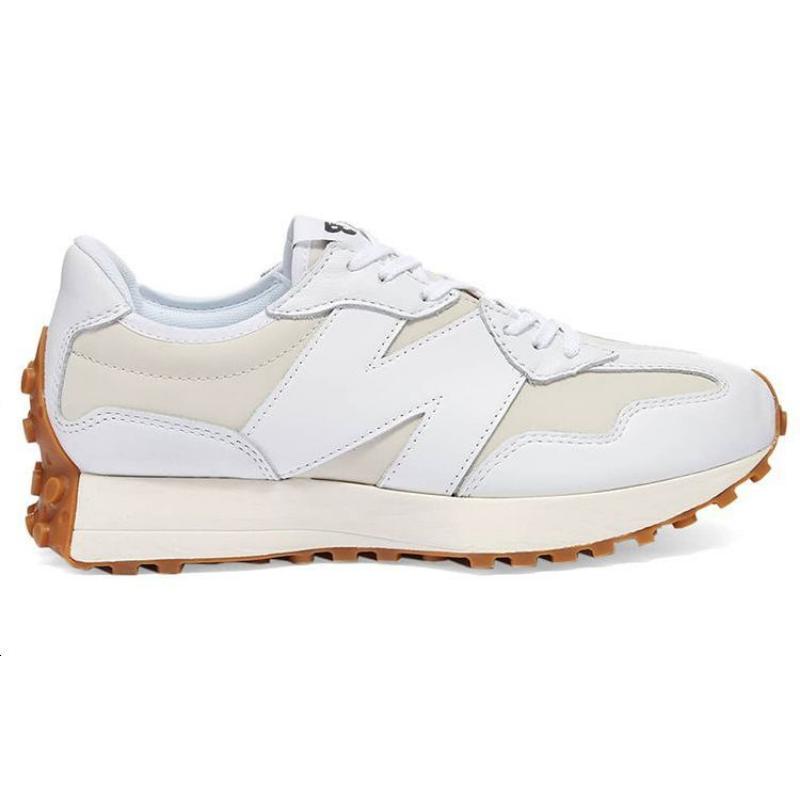 New Balance 327 White Moonbeam Gum Women's Sneakers WS327LA