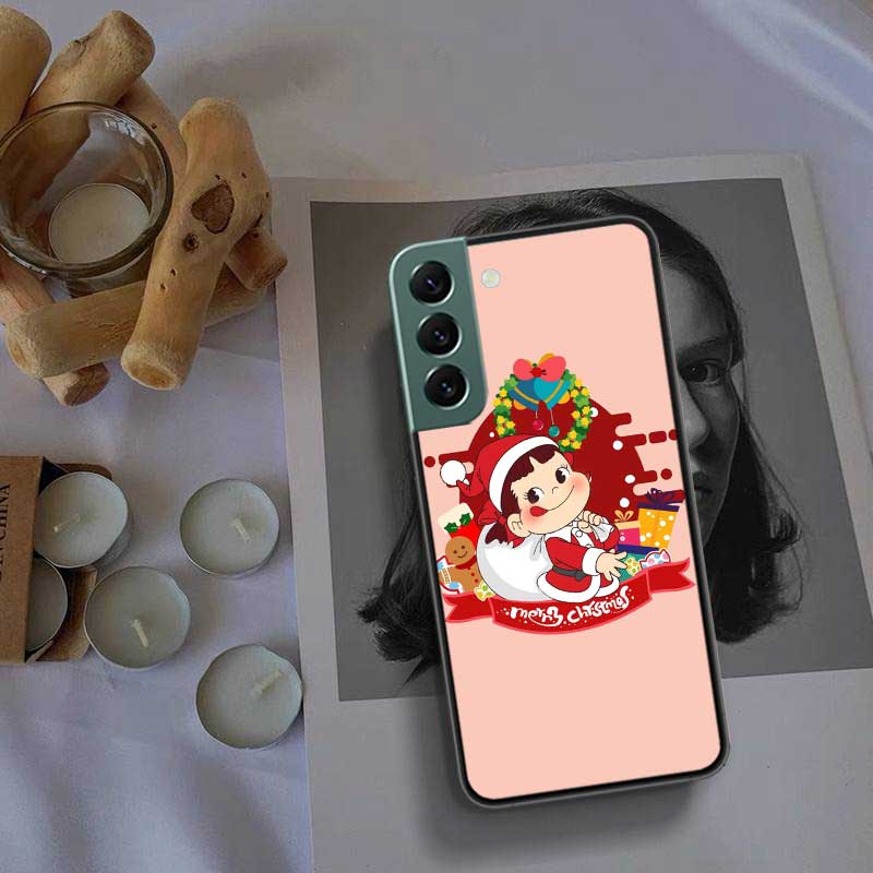 F-Fujiya M-Milky P-Peko C-chan Cartoon Phone Case For Samsung Galaxy S22 S25 Ultra S21 S10 Plus S26 Edge S20 S23 S24 FE Cove