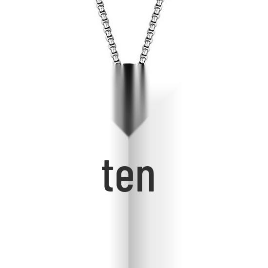 Polished Titanium Steel Cross Pendant Necklace for Men - European & American Style