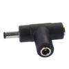 5.5mm 12V DC Adapter: 1 Male to 2 Female (5.5*2.1mm) Splitter for Monitors and Computers