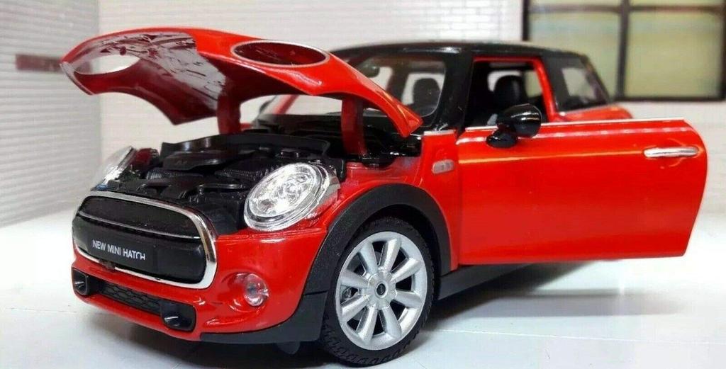 Willy 1/24 scale Mini Cooper S Hatchback 2-Door 2015 (Red) [Parallel Import]