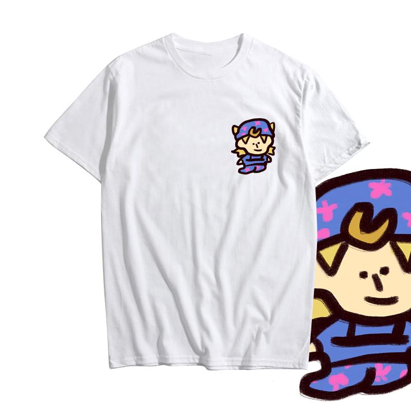 Anime JoJo Cute Character Print Short-Sleeved T-shirt Cotton Summer Men's And Women's Casual Fashion Sports Oversized Tshirt
