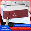 Keychain Car Sun Visor Extender Anti-glare UV Retractable Sun Shield Multifunctional Accessorie For Tesla Model 3 YSX Cybertruck