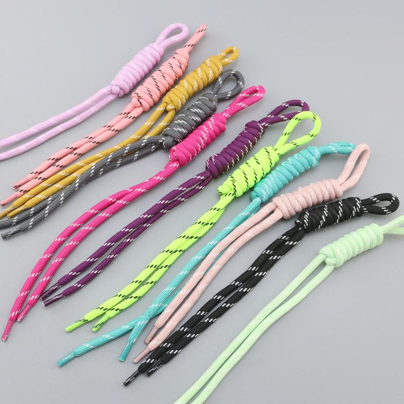 Wholesale Polyester Hand-woven Braided Lanyard Keychain-Fashionable DIY Car Bag Charm with Hook Colorful