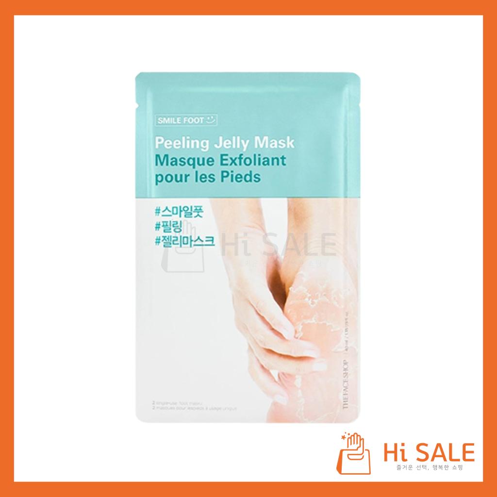 THE FACE SHOP Smile Foot Peeling Jelly Mask (pouch & foot sheet 40ml)