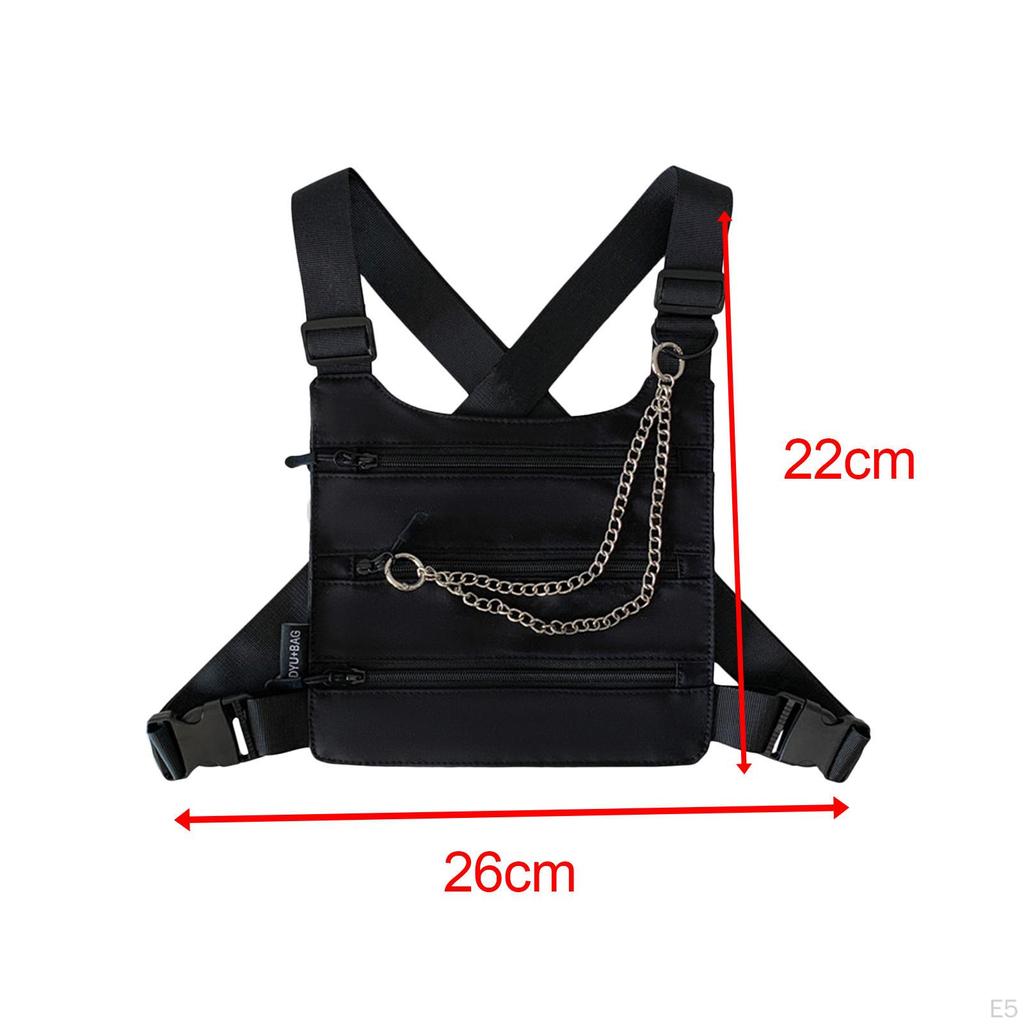 Chest Bags Rig Pack for Men Street Functional Unisex Travel