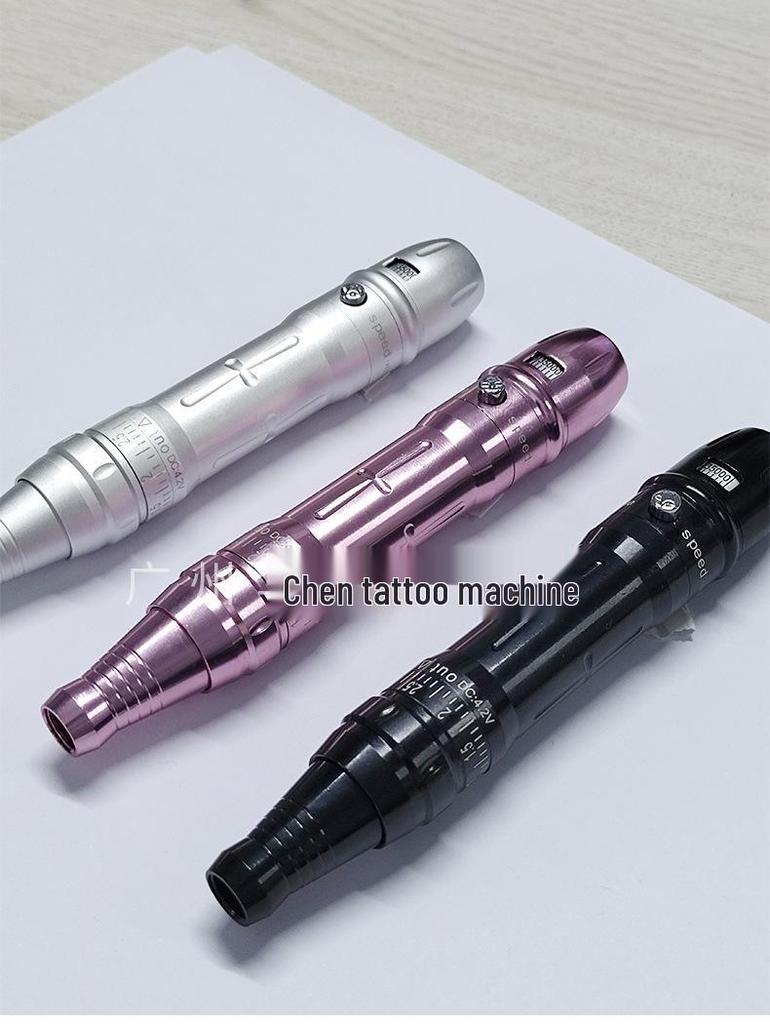 All-in-One Dual Battery Permanent Makeup Machine for Eyeliner, Lip, and Eyebrow Tattoos