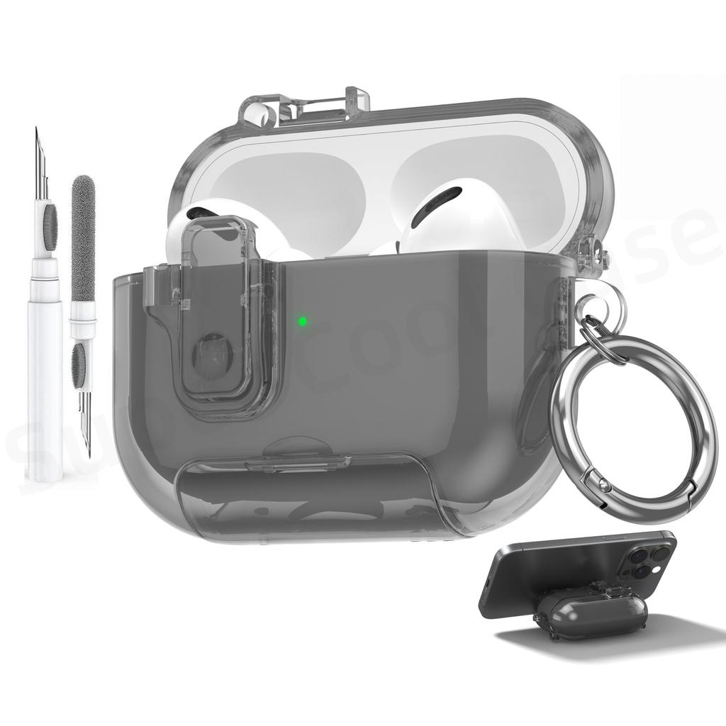 For AirPods Pro 3 Earphone Case For AirPods Pro 3 Case Full Body Shockproof Protective Phone Stand Style Case For AirPods Pro 3