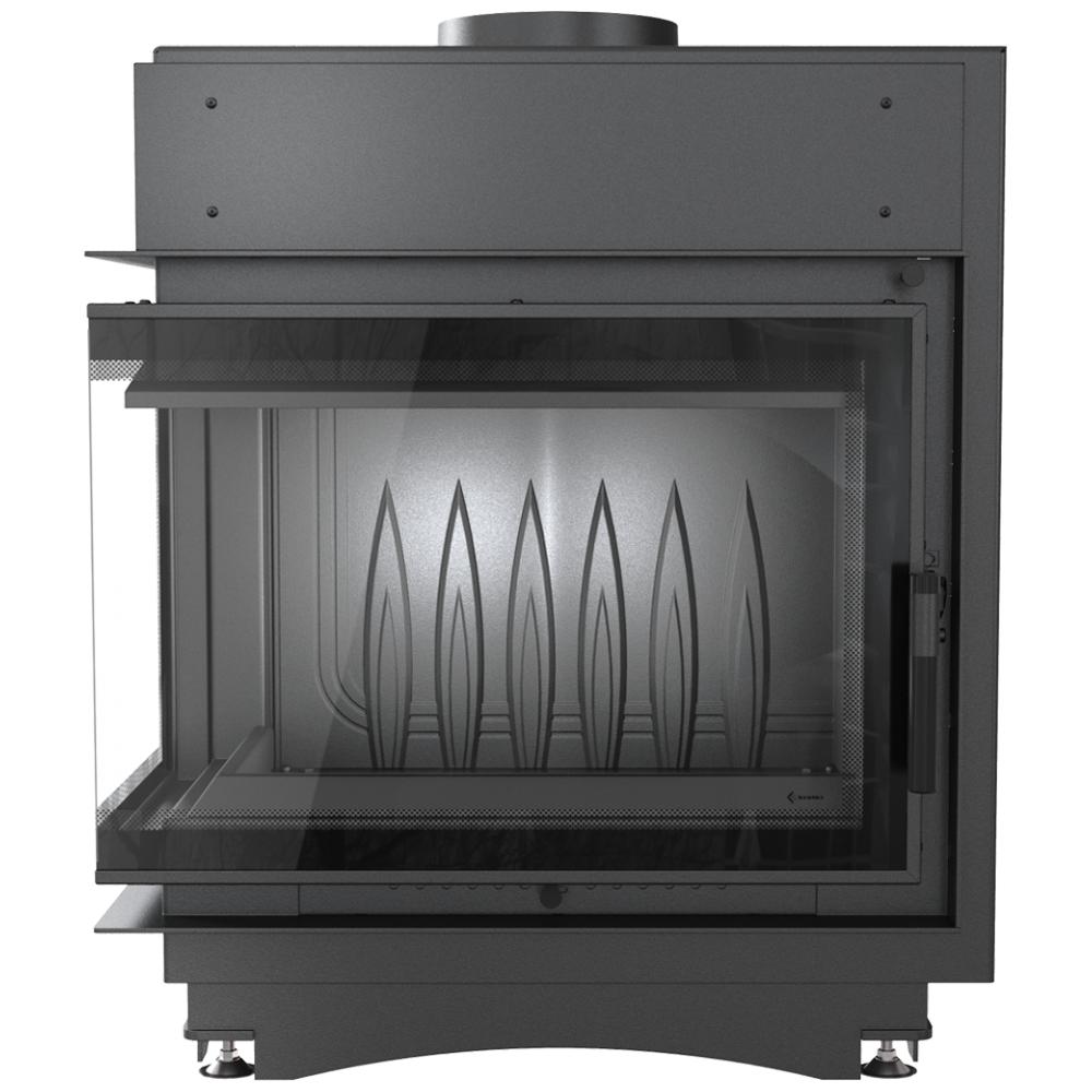 Cast iron fireplace KRATKI MAJA DECO left 8 kW Ø 150