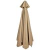Polyester Umbrella Replacement Canopy Outdoor Umbrella Top Cover  Backyard Shade Cover
