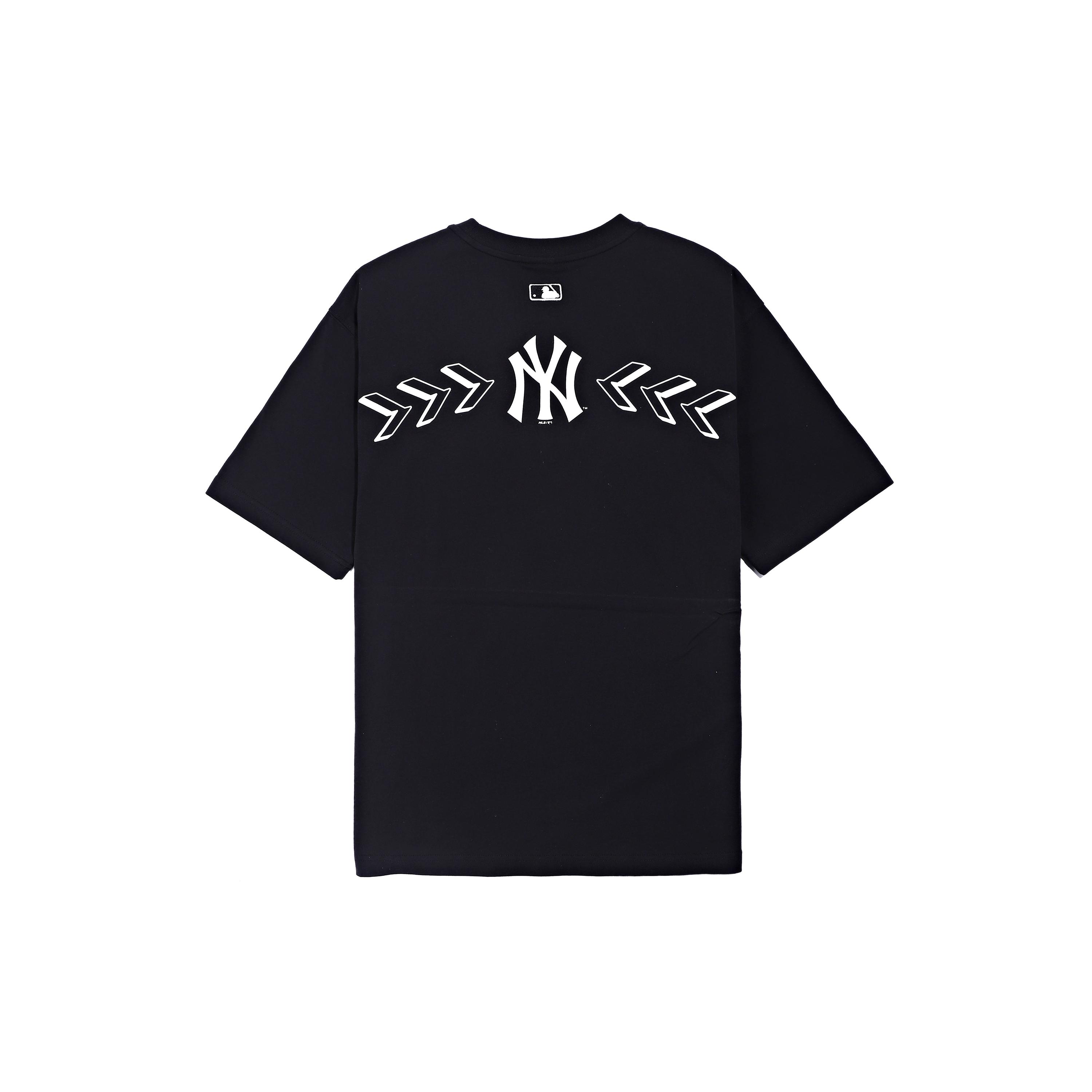 

New MLB Set-in Sleeve T-Shirt Unisex Black 31TSS2131-50L S