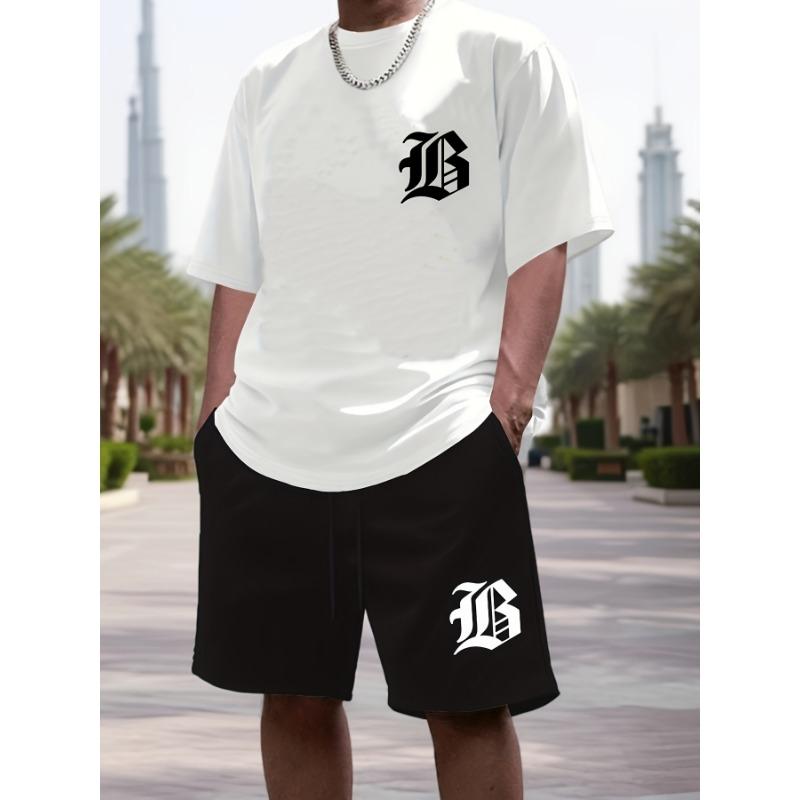 2025 Summer New Men's Casual Set 3D printed sportswear summer streetwear outdoor shorts set