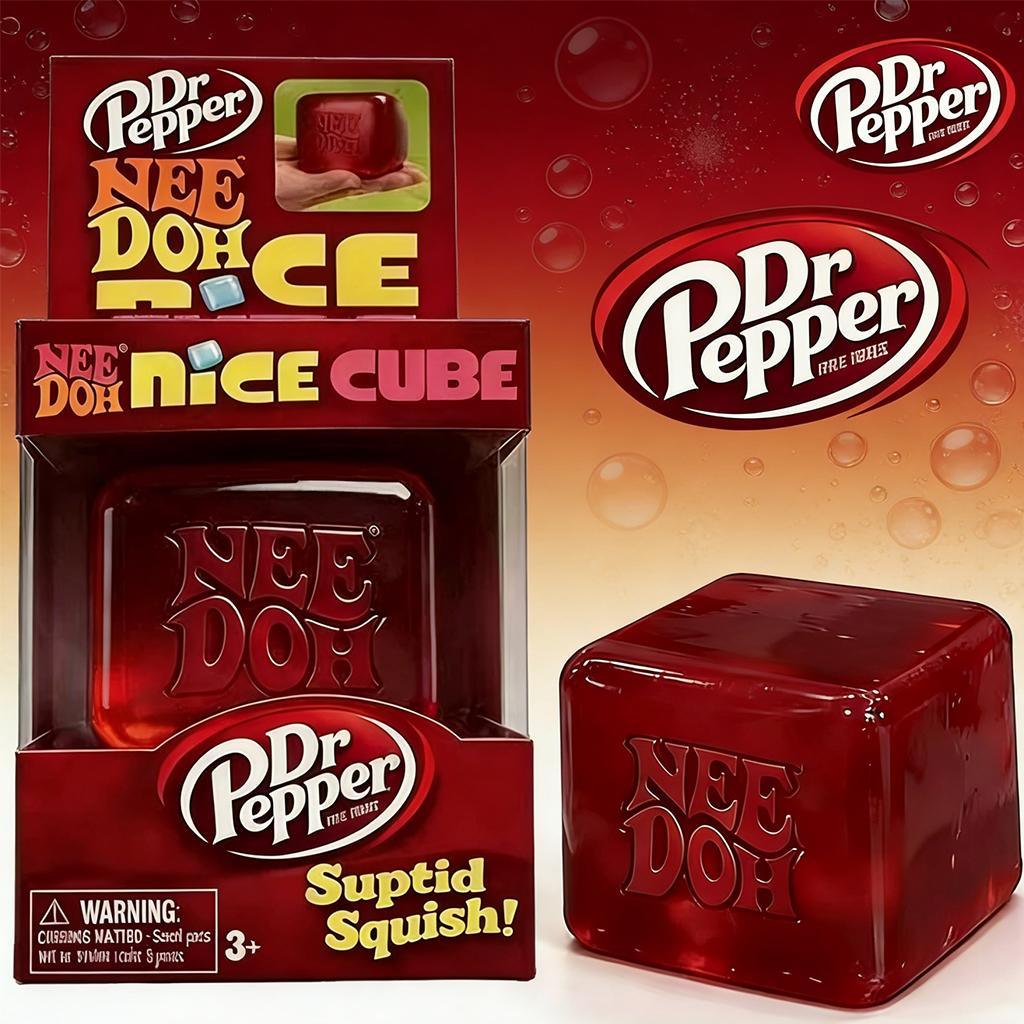 New Hot Needoh Nice Cube Sensory Squeezing Toy Cube For Stress Relief And Fingertip Release Toy For Adult Pinching And Playing