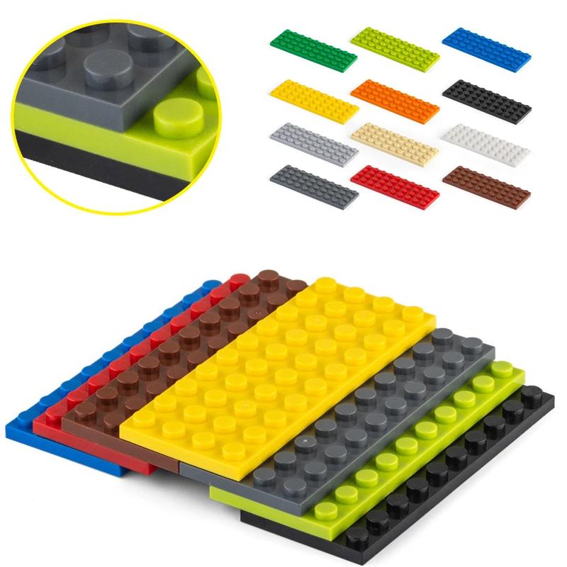 Non-Toxic 10Pcs Moc 3030 Plate 4X10 Brick Building Blocks Classic Parts Diy Building Block Compatible With Creative Construction Toys