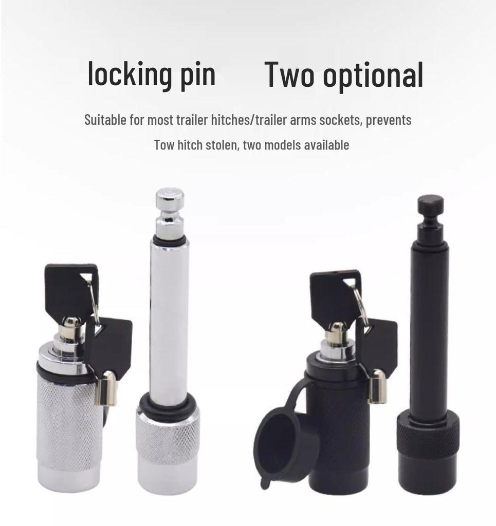 Anti-theft RV Trailer Hitch Pin Lock & Extended Bar Accessories