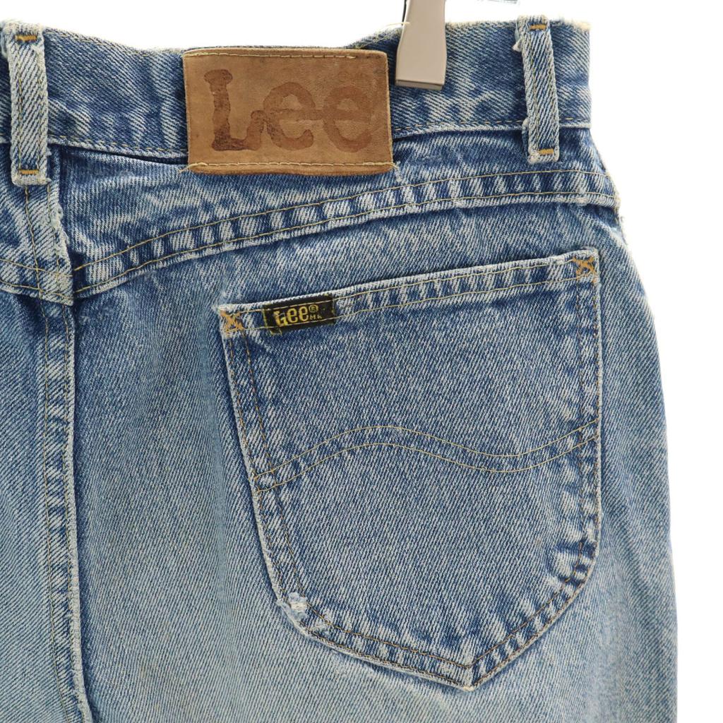 Lee 90s Made in USA Old Tapered denim pants 15 M blue jeans Women Used