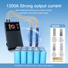 DOCREATE TK-10A Portable Spot Welder 1200A LCD Display 8000mAh Battery Dual Pulse Welds 0.25mm Nickel Plate Fast