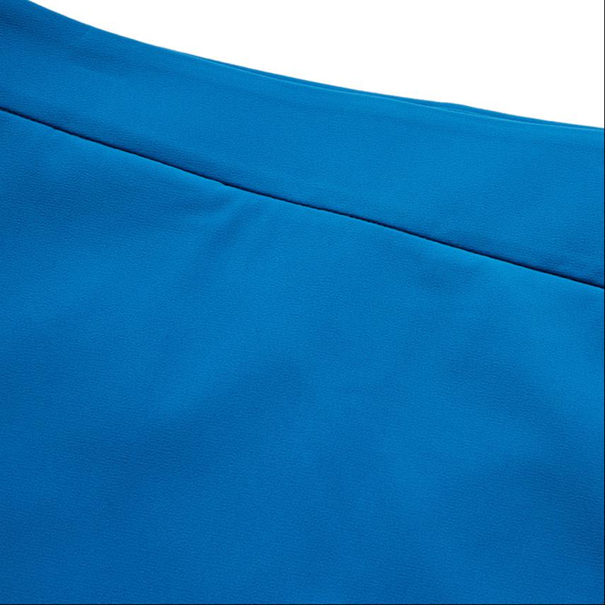 Fila Athletics Color Block Comfortable Fashion Golf Pleated Casual Skirt Women Skirts Princess-Blue A11W135326F-BU