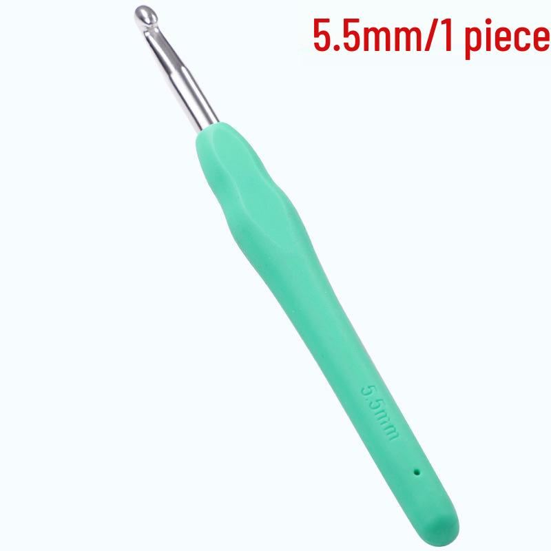 Soft Grip Crochet Hook Set: Handmade Yarn Dolls, Stainless Steel Needles & Knitting Materials