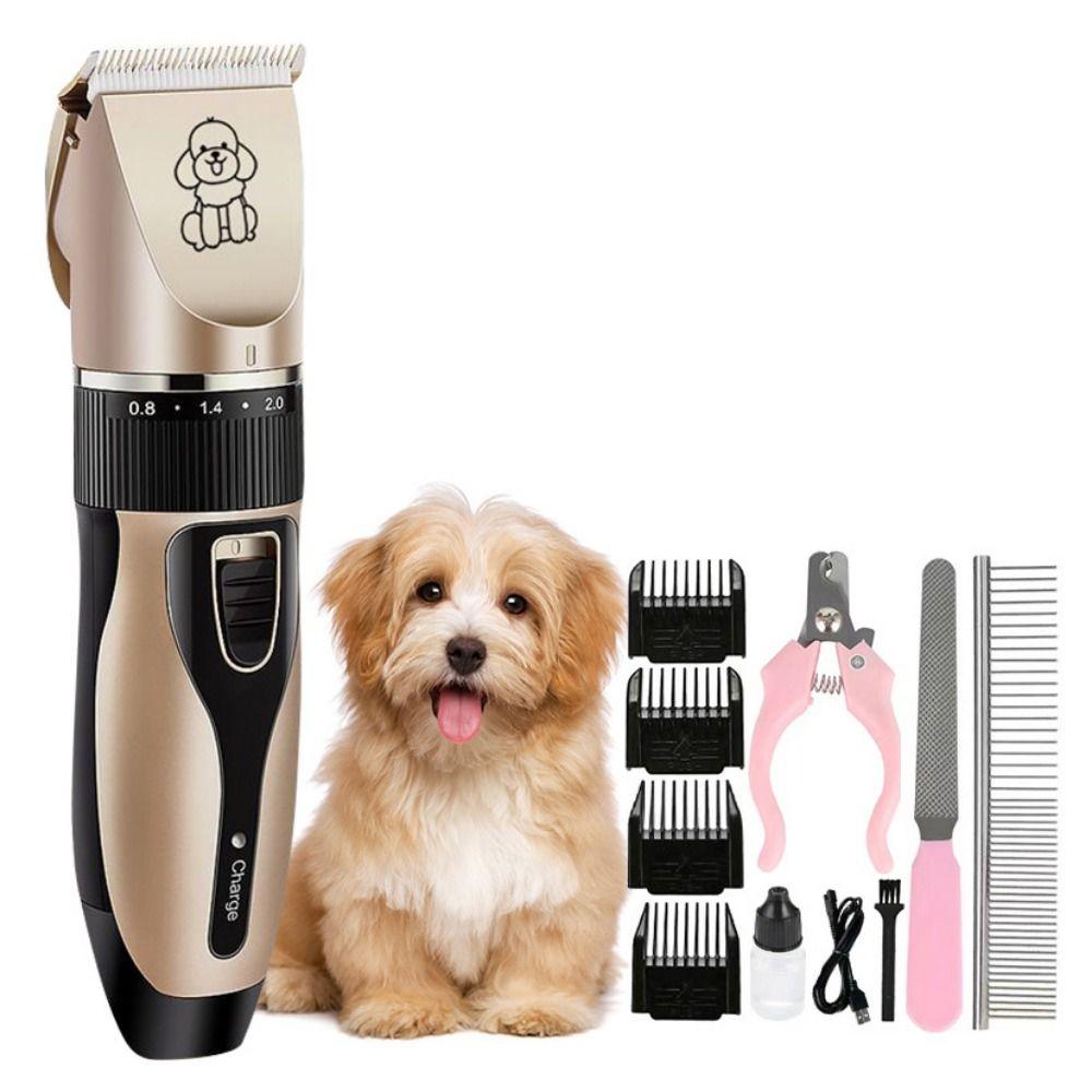 

USB-зарядка для собак, профессиональная машинка для стрижки волос, профессиональная бритва для домашних животных, полный набор для чистки