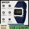 Sanda Retro Y2K Waterproof Square Wristwatch with Alarm - Unisex Multifunctional Design
