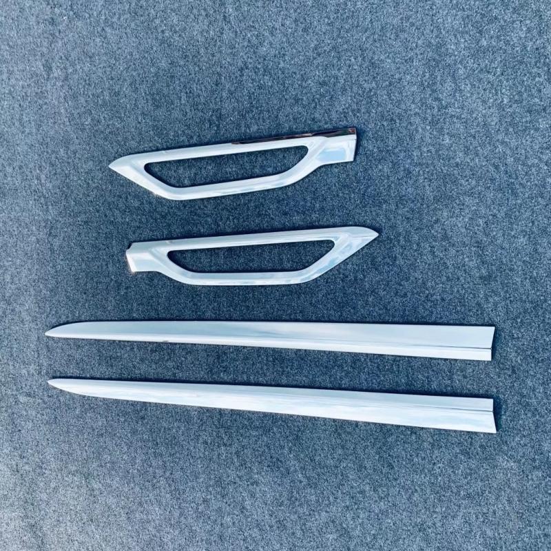 For Toyota Yaris Cross   ABS Chrome Car Side Exterior Door Body Cover Moulding Anti-scratch Protector Car Side Strips