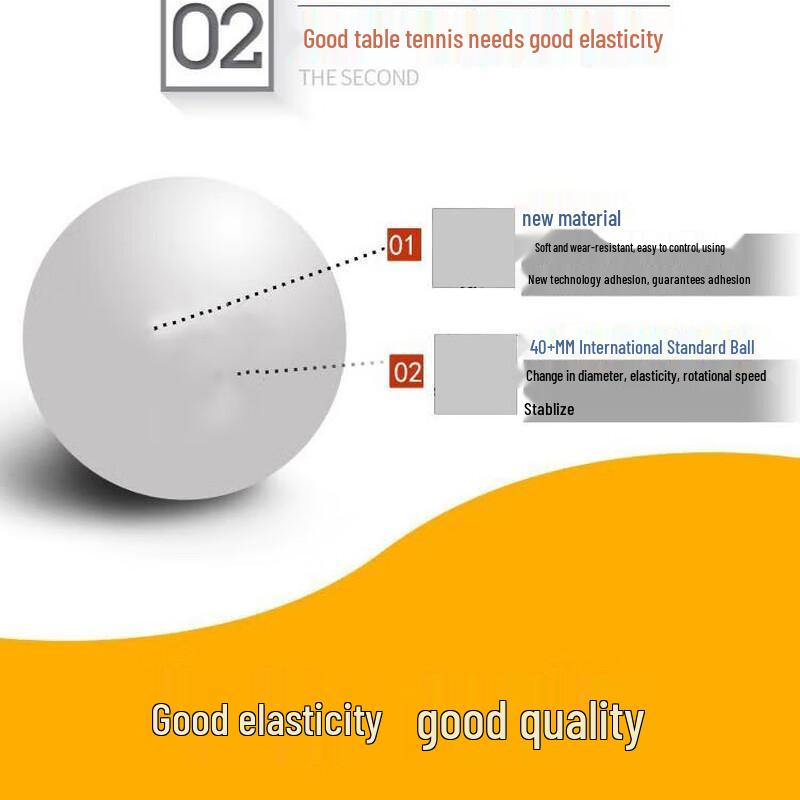 Sports Partner High-Elastic Table Tennis Balls